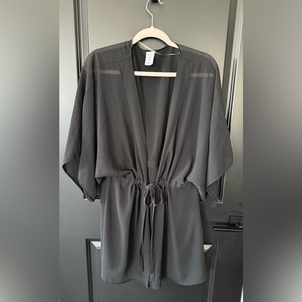 Elegant Black Swimsuit Cover-up
